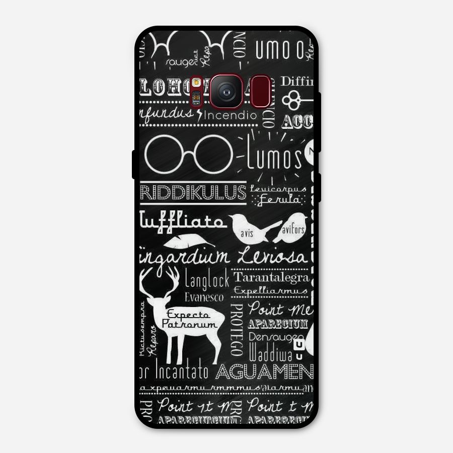 Deer Key Spell Metal Back Case for Galaxy S8
