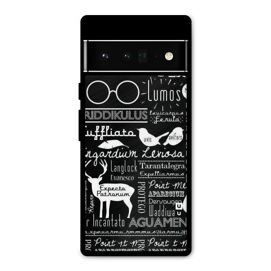 Deer Key Spell Metal Back Case for Google Pixel 6 Pro