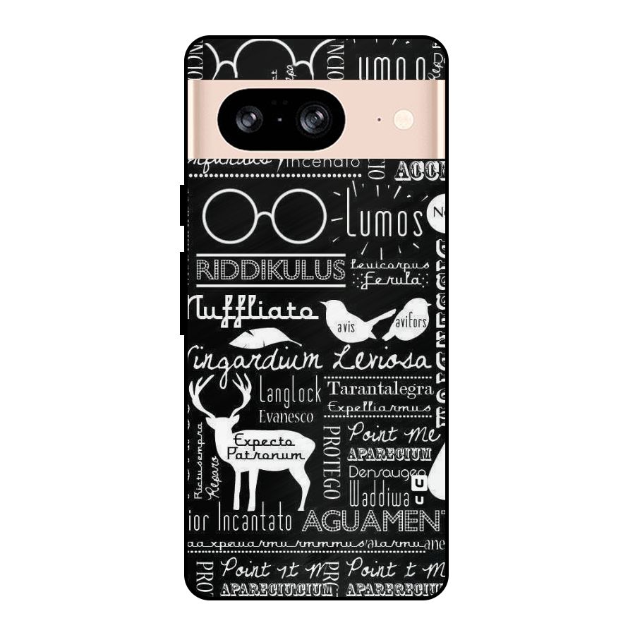 Deer Key Spell Metal Back Case for Google Pixel 8