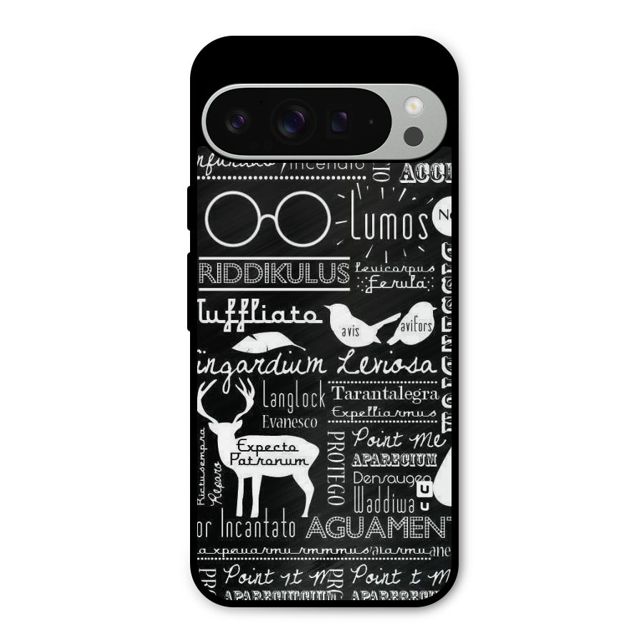 Deer Key Spell Metal Back Case for Google Pixel 9 Pro XL