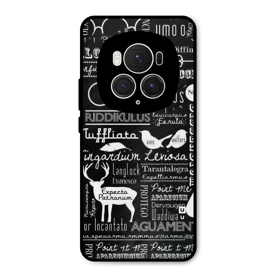 Deer Key Spell Metal Back Case for Honor Magic6 Pro