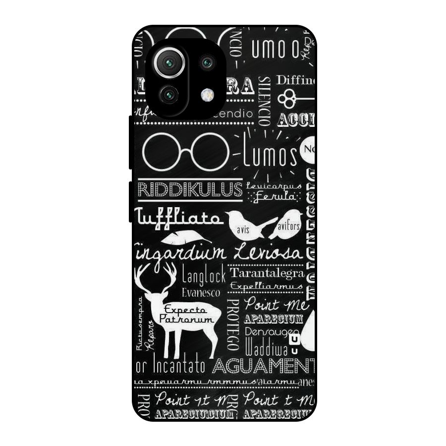 Deer Key Spell Metal Back Case for Mi 11 Lite