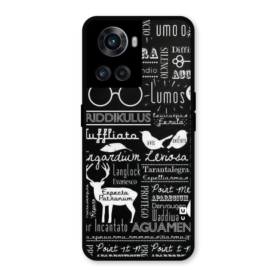 Deer Key Spell Metal Back Case for OnePlus 10R