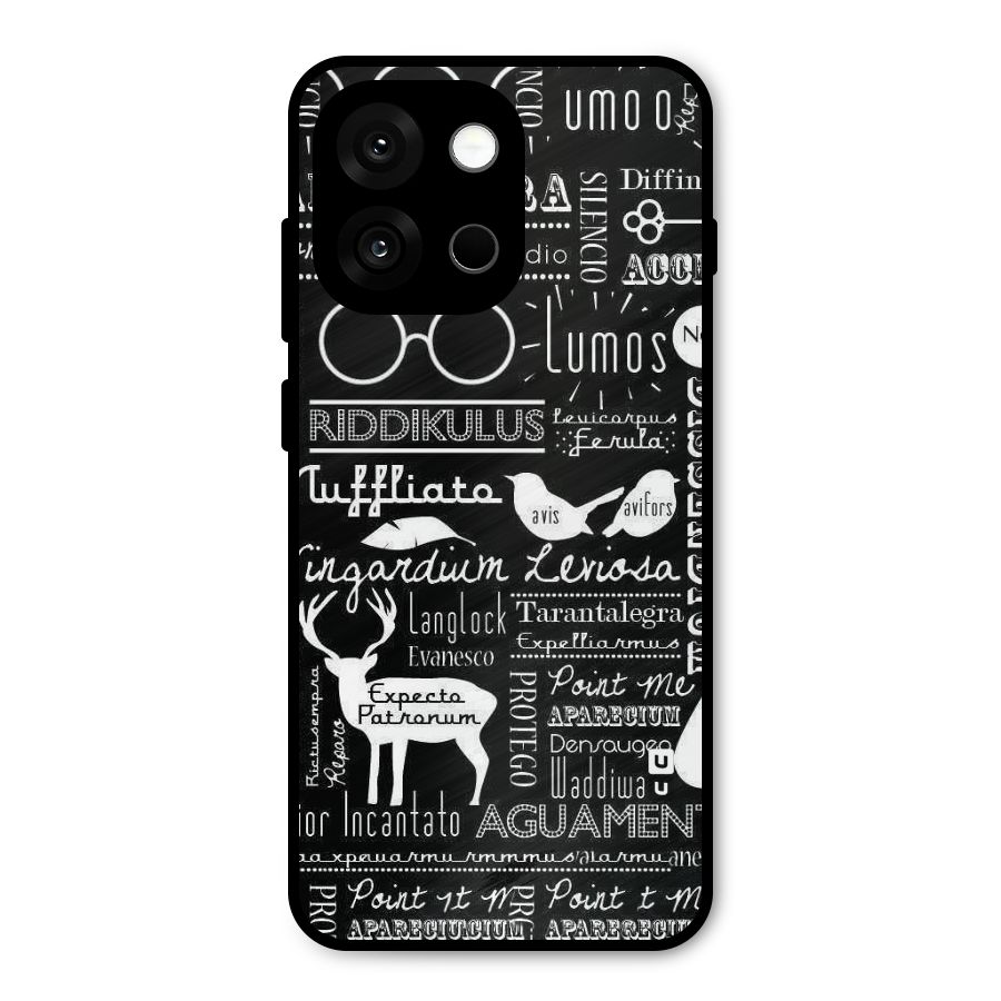 Deer Key Spell Metal Back Case for OnePlus 13s