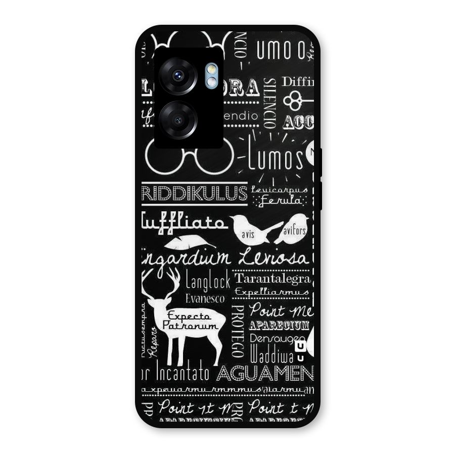 Deer Key Spell Metal Back Case for Oppo K10 (5G)
