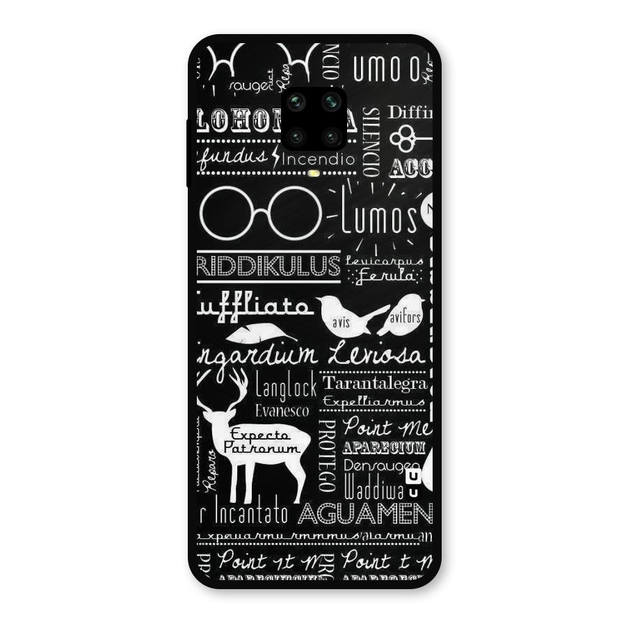 Deer Key Spell Metal Back Case for Poco M2