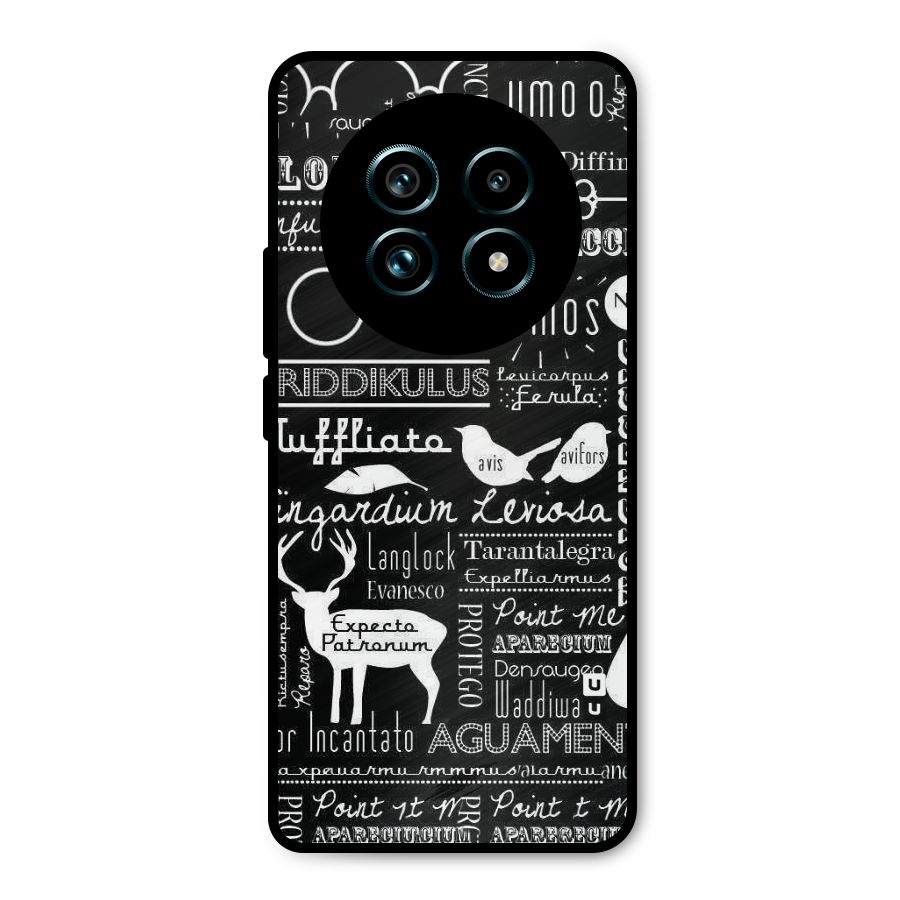 Deer Key Spell Metal Back Case for Realme 13 Pro Plus