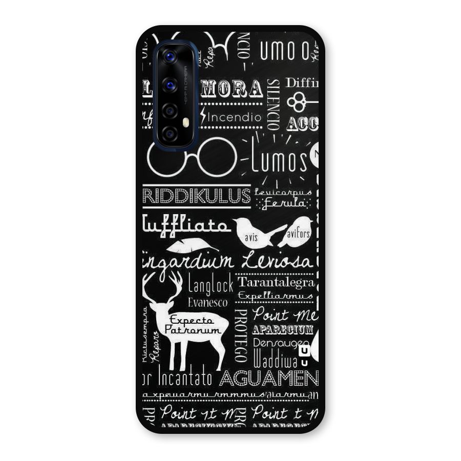 Deer Key Spell Metal Back Case for Realme 7