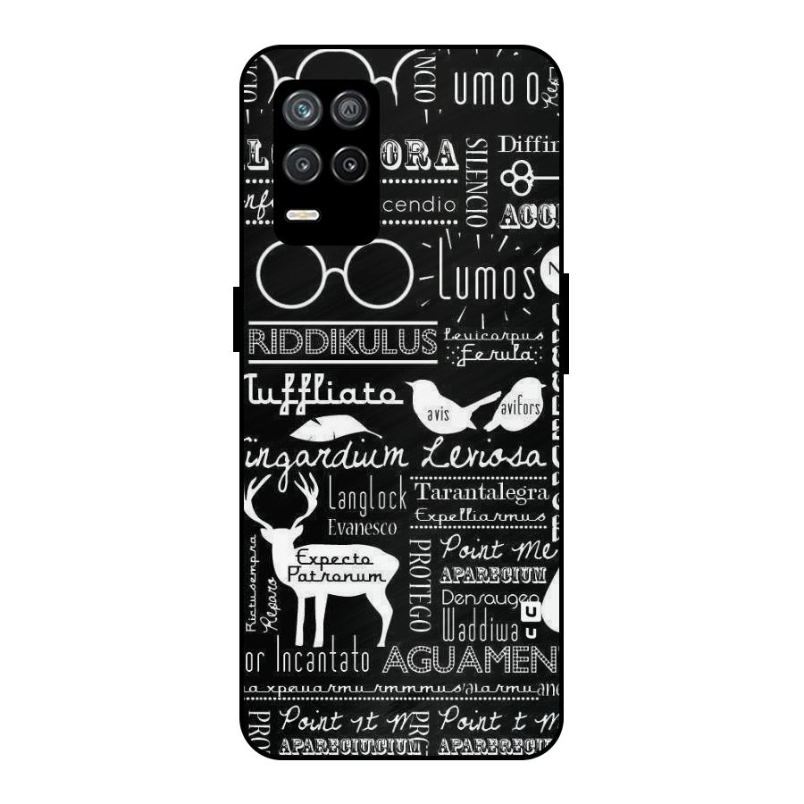 Deer Key Spell Metal Back Case for Realme 8 5G