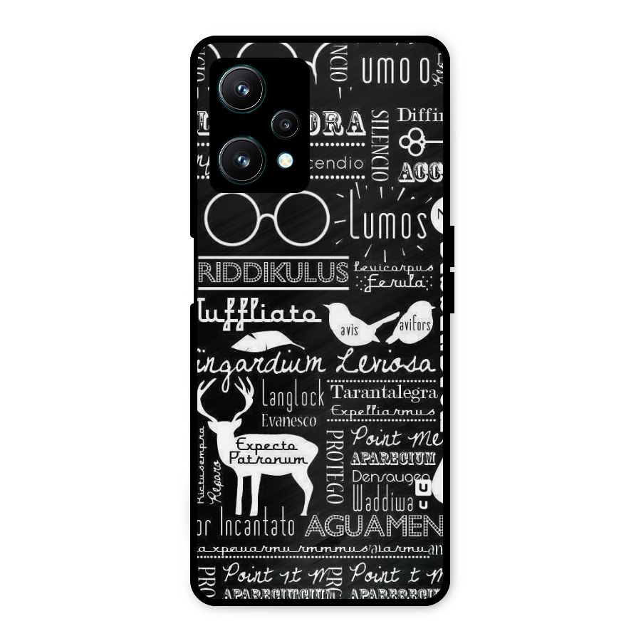 Deer Key Spell Metal Back Case for Realme 9 Pro 5G