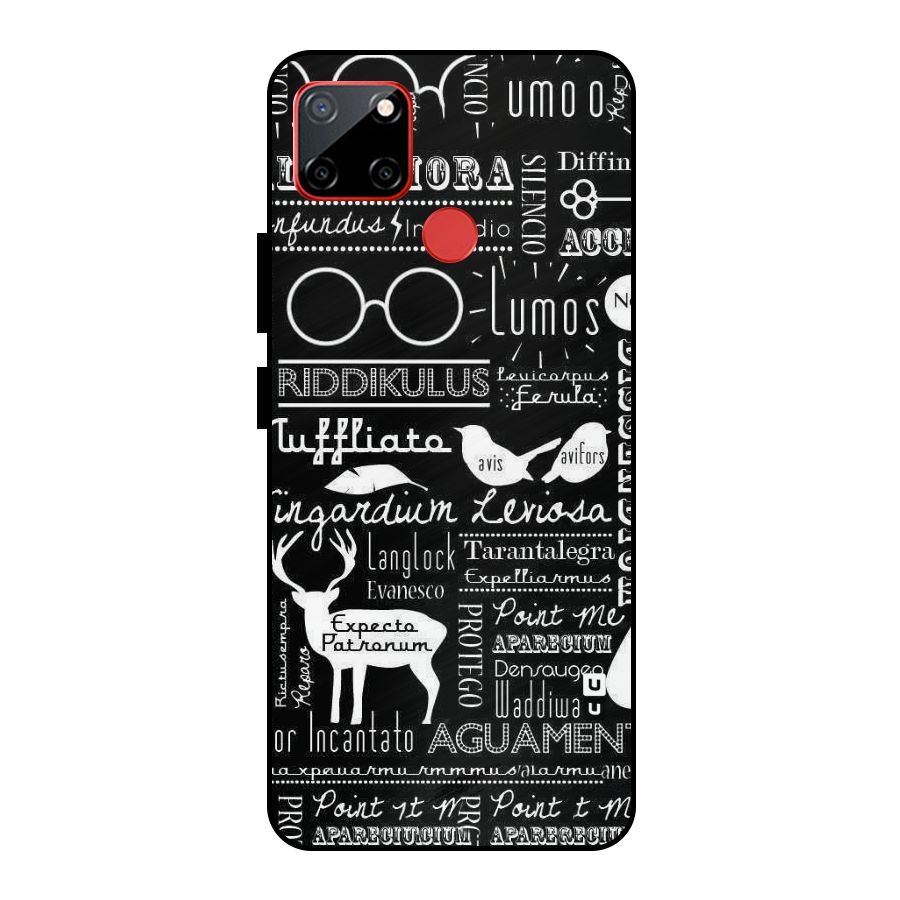 Deer Key Spell Metal Back Case for Realme C12