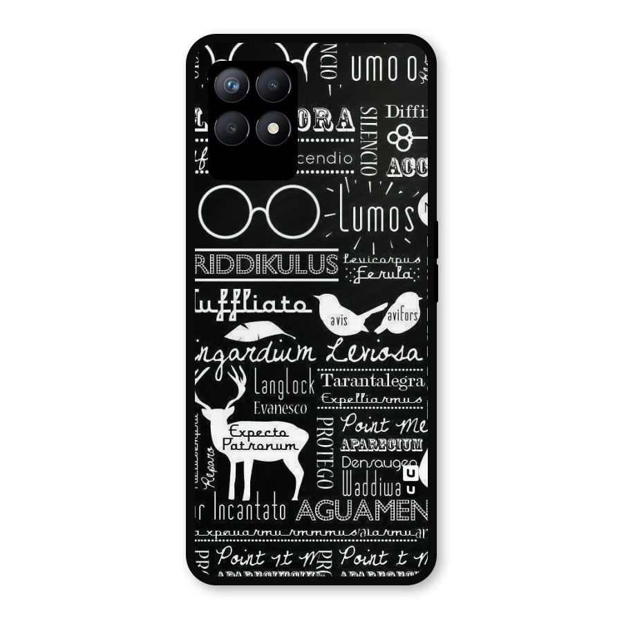 Deer Key Spell Metal Back Case for Realme Narzo 50
