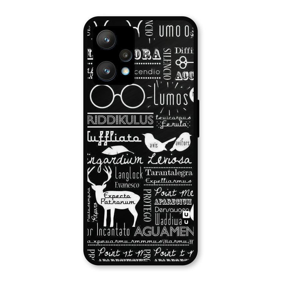 Deer Key Spell Metal Back Case for Realme Narzo 50 Pro