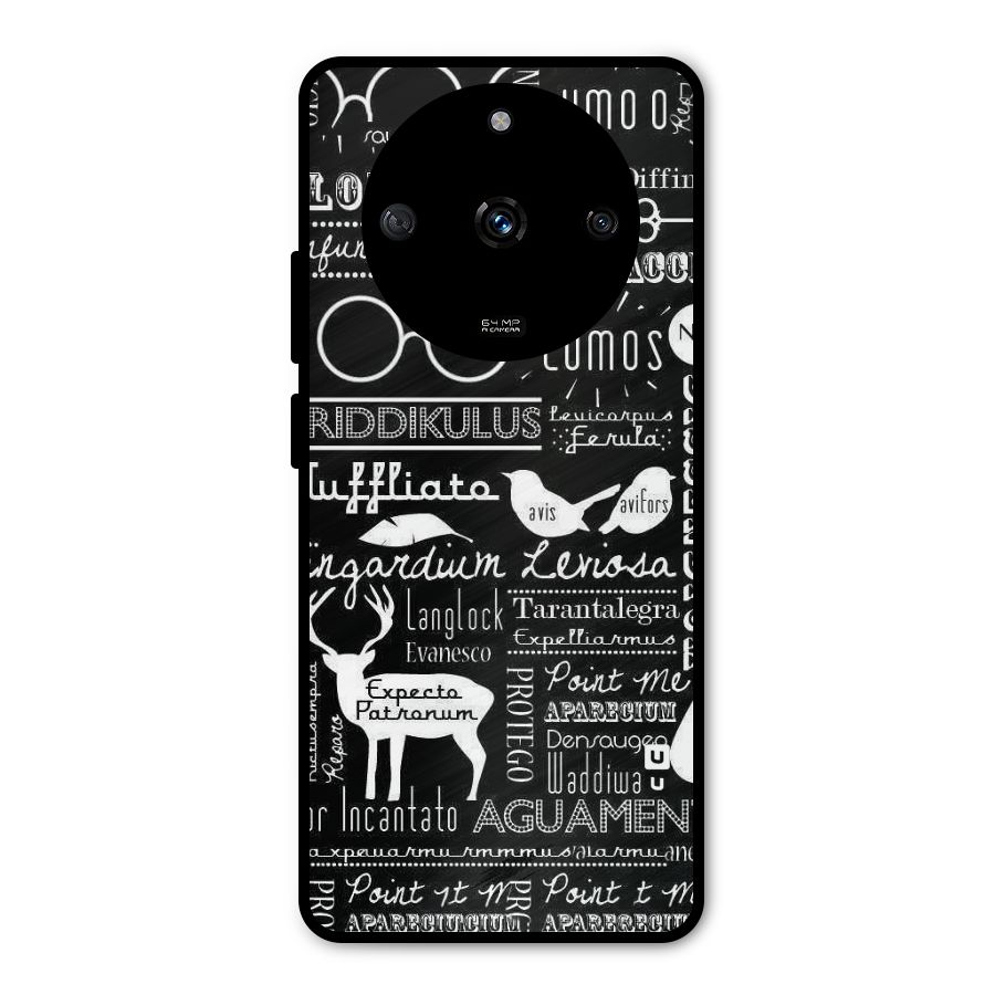 Deer Key Spell Metal Back Case for Realme Narzo 60 5G