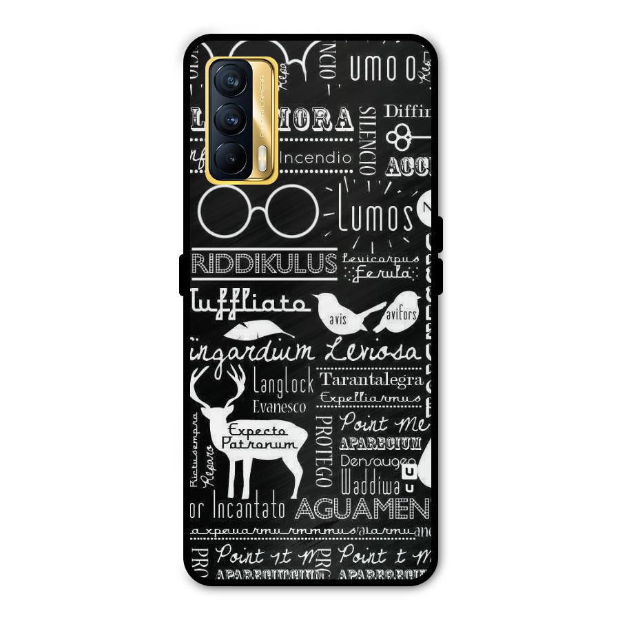 Deer Key Spell Metal Back Case for Realme X7