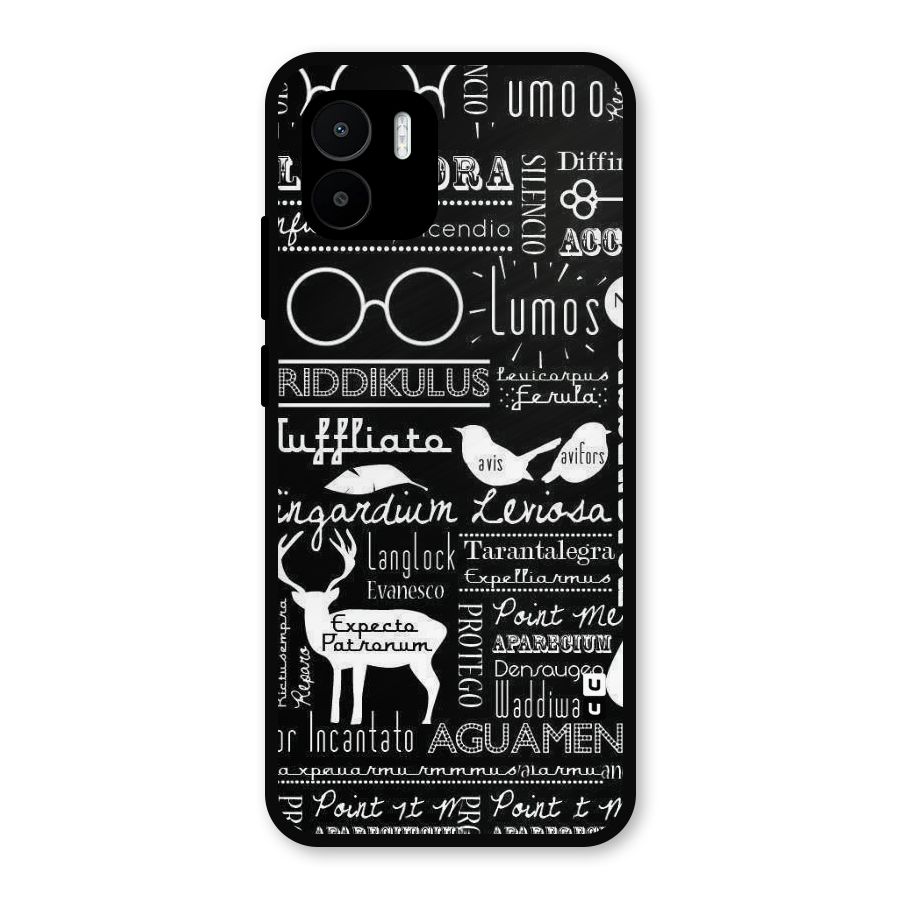 Deer Key Spell Metal Back Case for Redmi A1