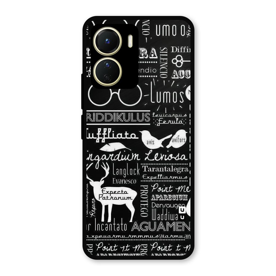 Deer Key Spell Metal Back Case for Vivo T2x