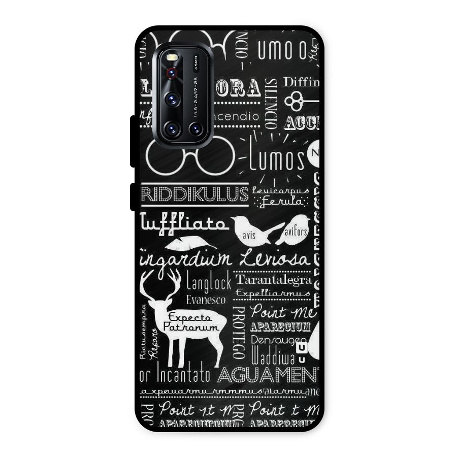 Deer Key Spell Metal Back Case for Vivo V19