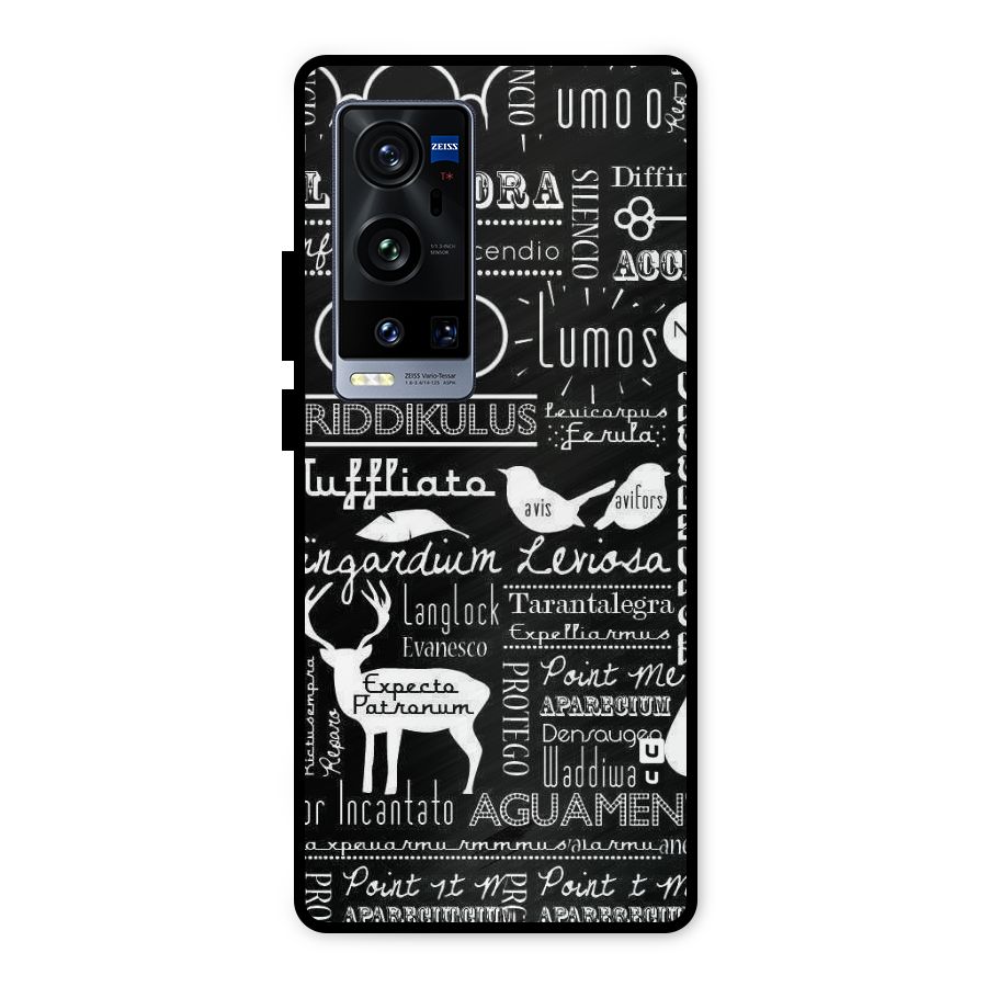 Deer Key Spell Metal Back Case for Vivo X60 Pro Plus