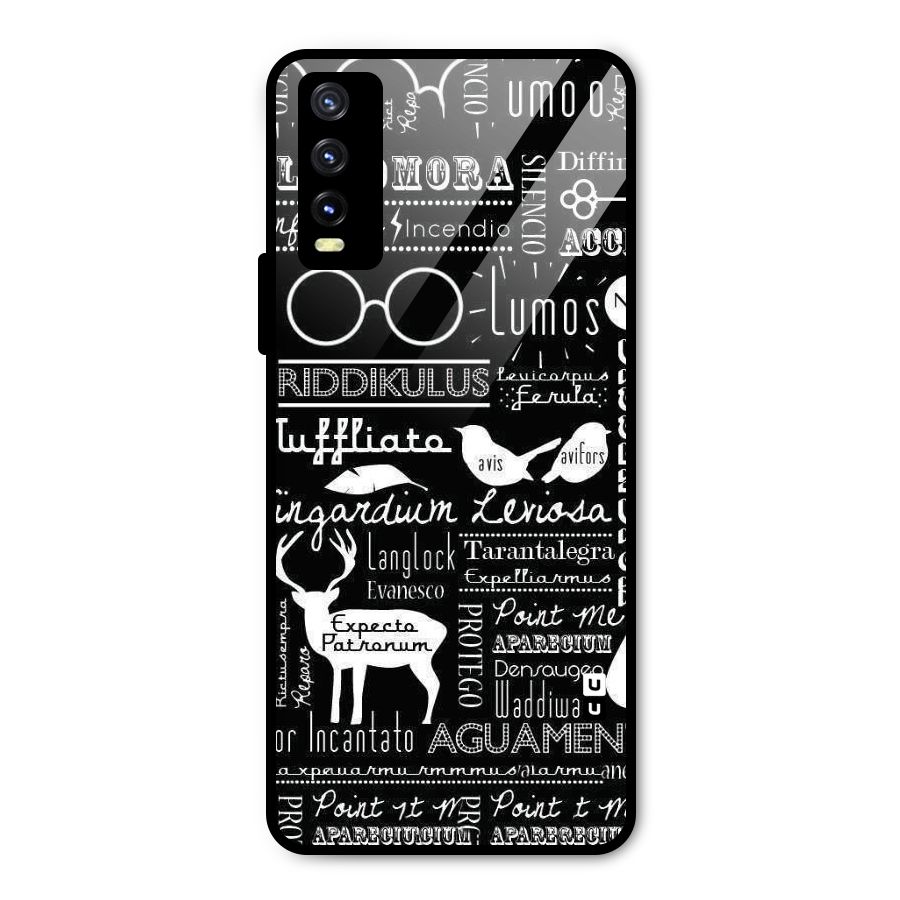 Deer Key Spell Metal Back Case for Vivo Y20g