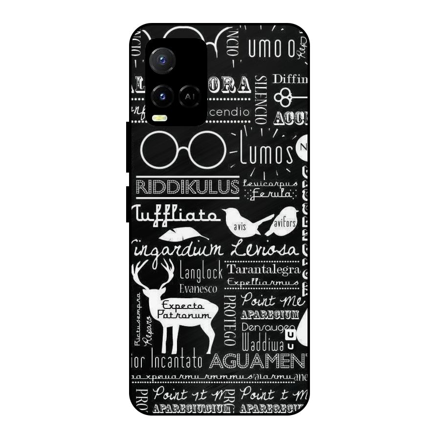 Deer Key Spell Metal Back Case for Vivo Y21T