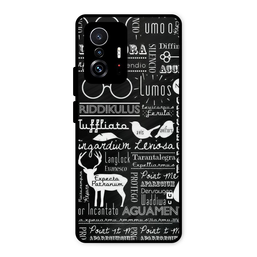 Deer Key Spell Metal Back Case for Xiaomi 11T Pro