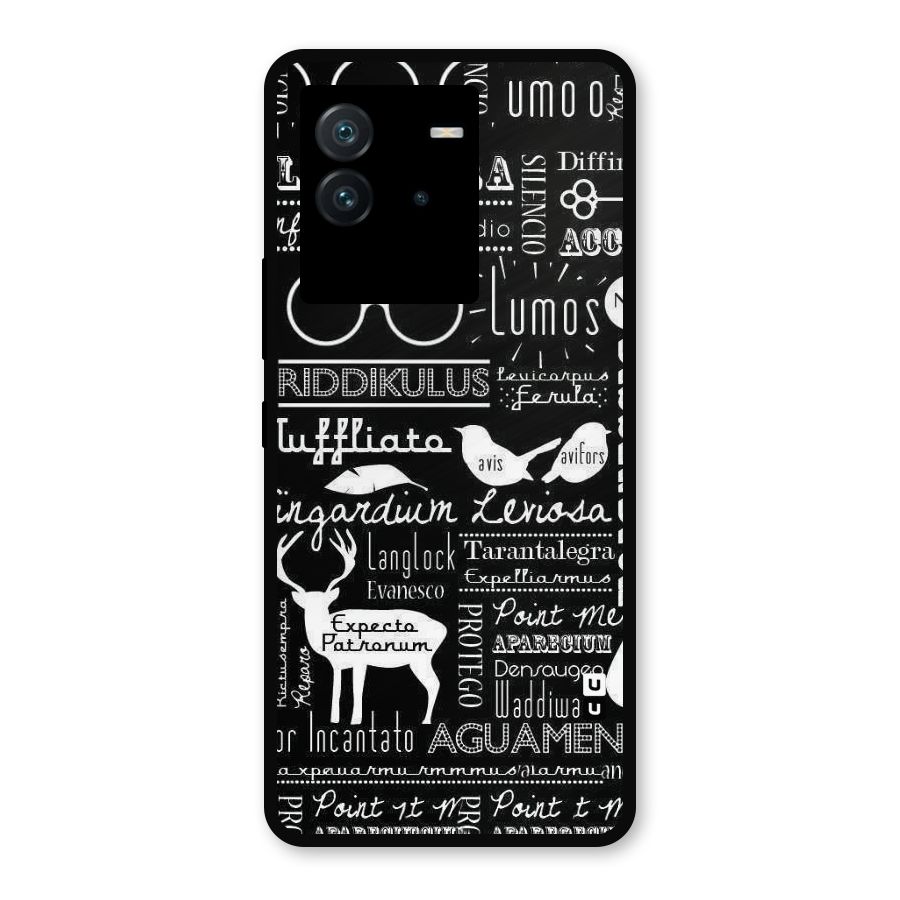 Deer Key Spell Metal Back Case for iQOO Neo 6 5G