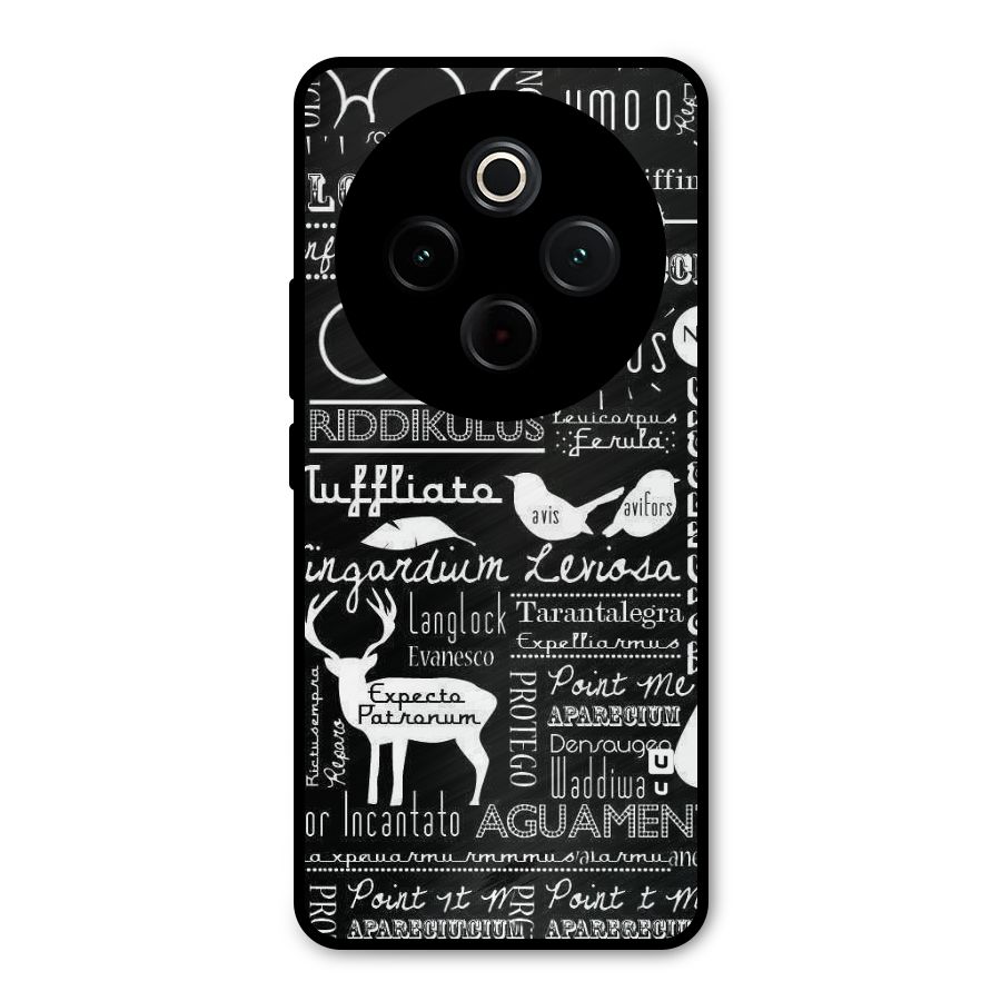 Deer Key Spell Metal Back Case for iQOO Z10