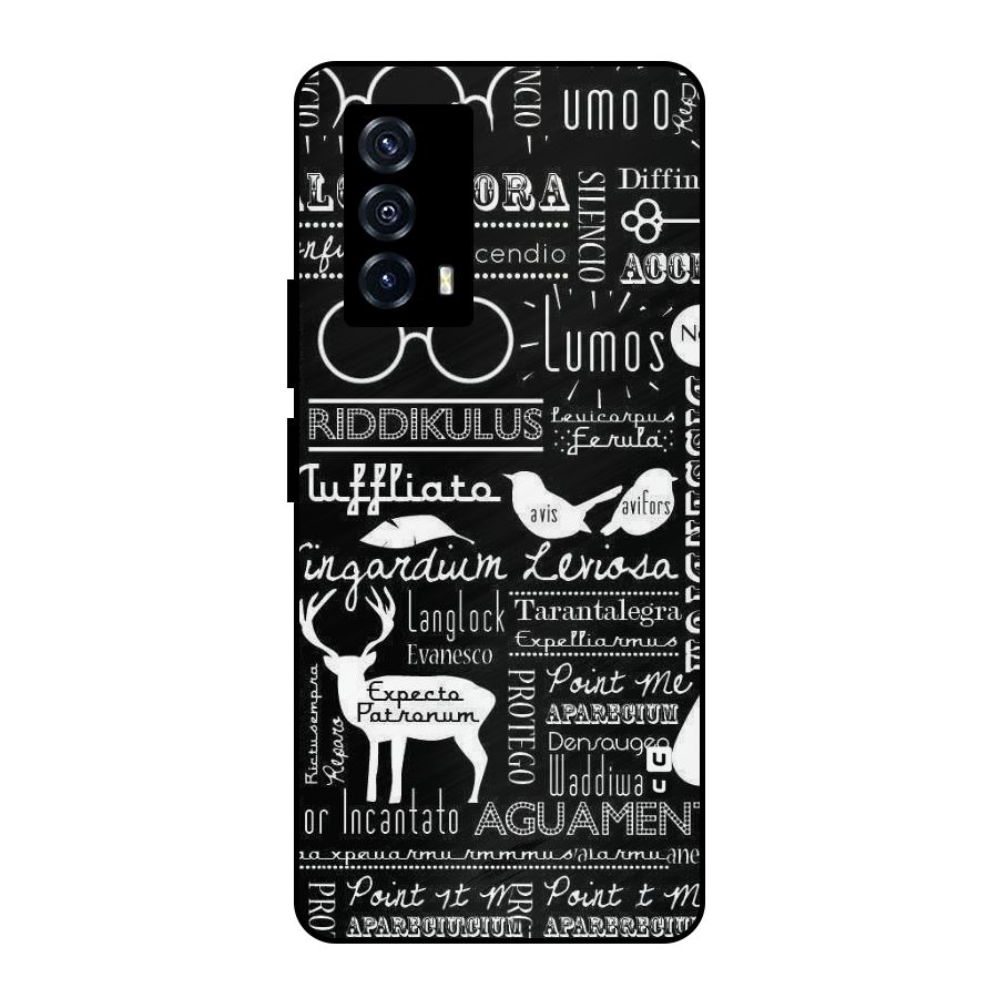 Deer Key Spell Metal Back Case for iQOO Z5