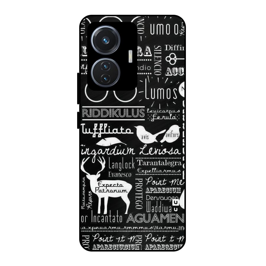 Deer Key Spell Metal Back Case for iQOO Z6 44W