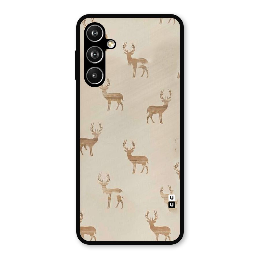 Deer Pattern Metal Back Case for Galaxy F54