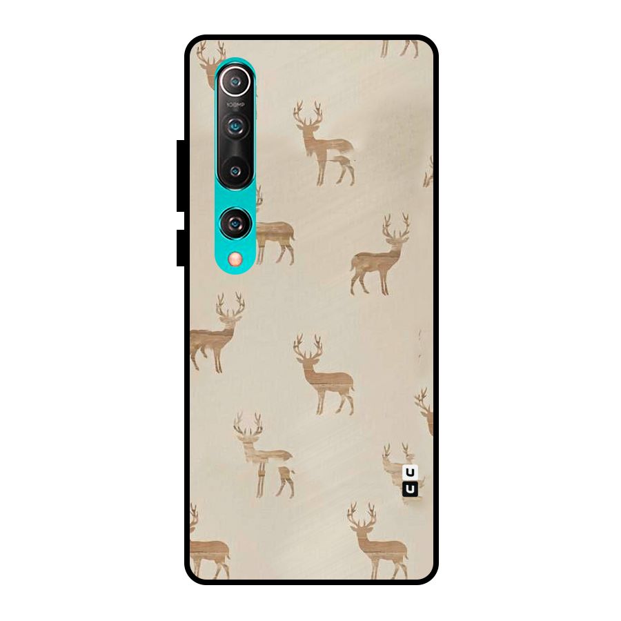 Deer Pattern Metal Back Case for Mi 10