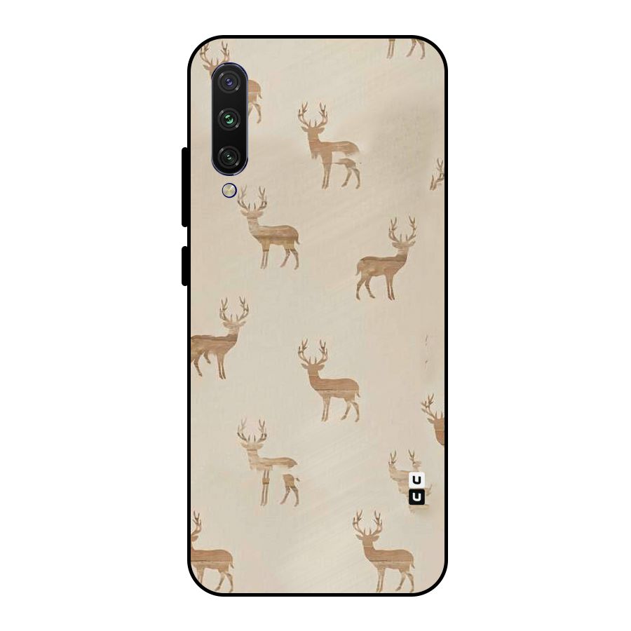 Deer Pattern Metal Back Case for Mi A3