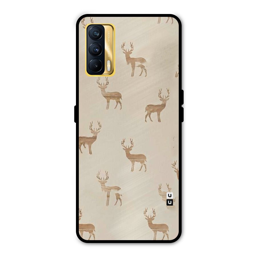 Deer Pattern Metal Back Case for Realme X7