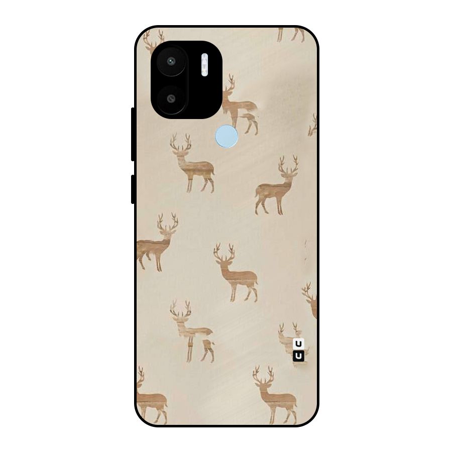 Deer Pattern Metal Back Case for Redmi A2+