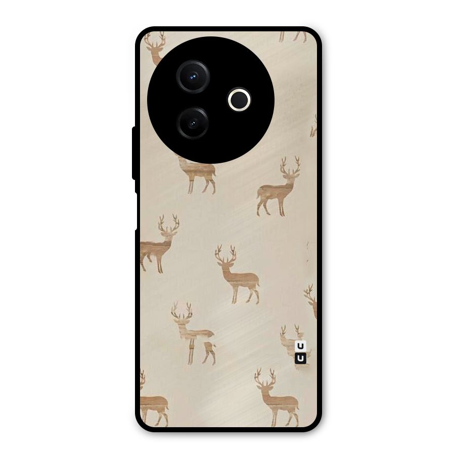Deer Pattern Metal Back Case for Vivo Y39