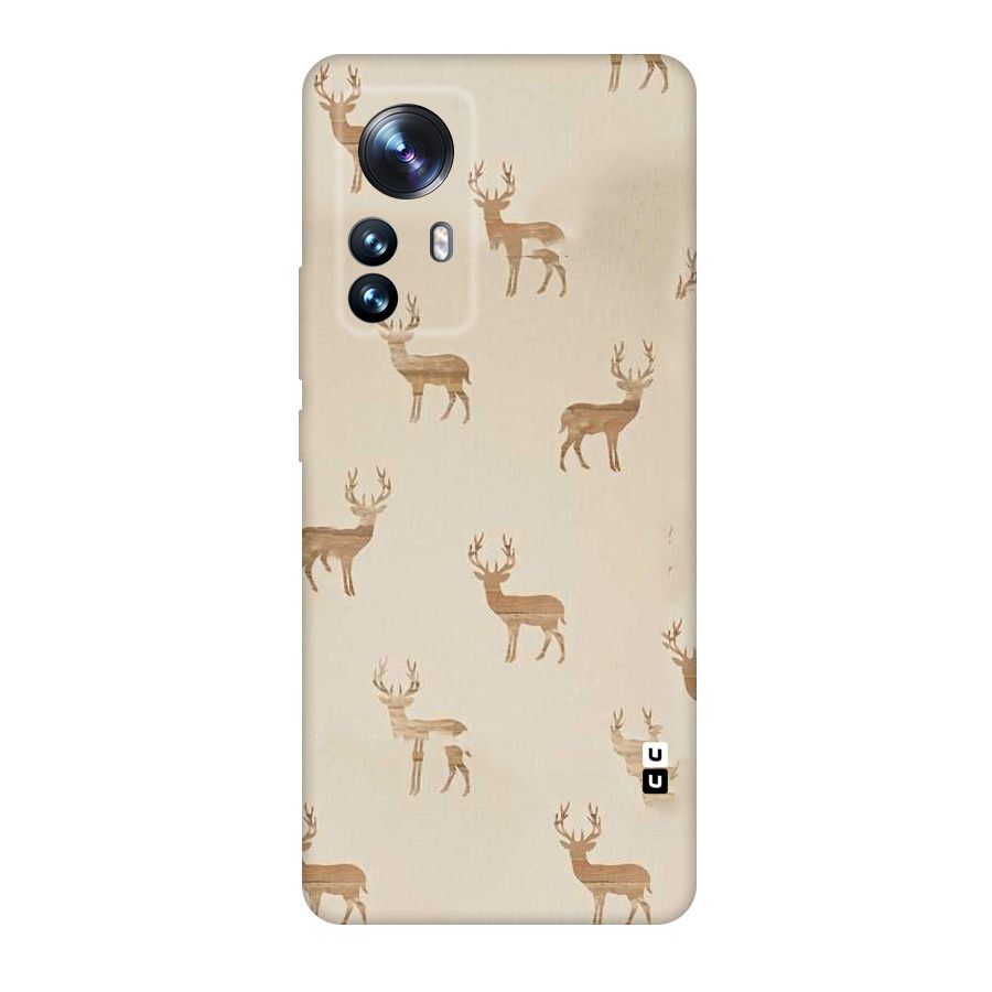 Deer Pattern Original Polycarbonate Back Case for Xiaomi 12 Pro