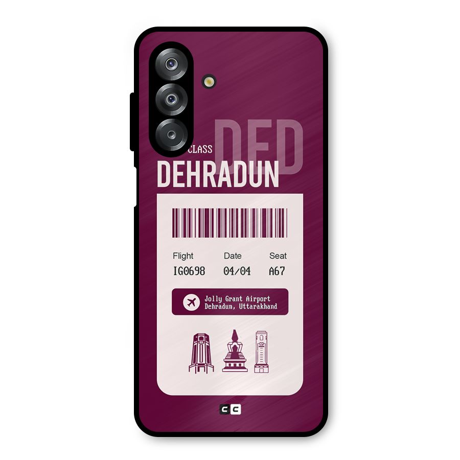 Dehradun Boarding Pass Metal Back Case for Galaxy A26