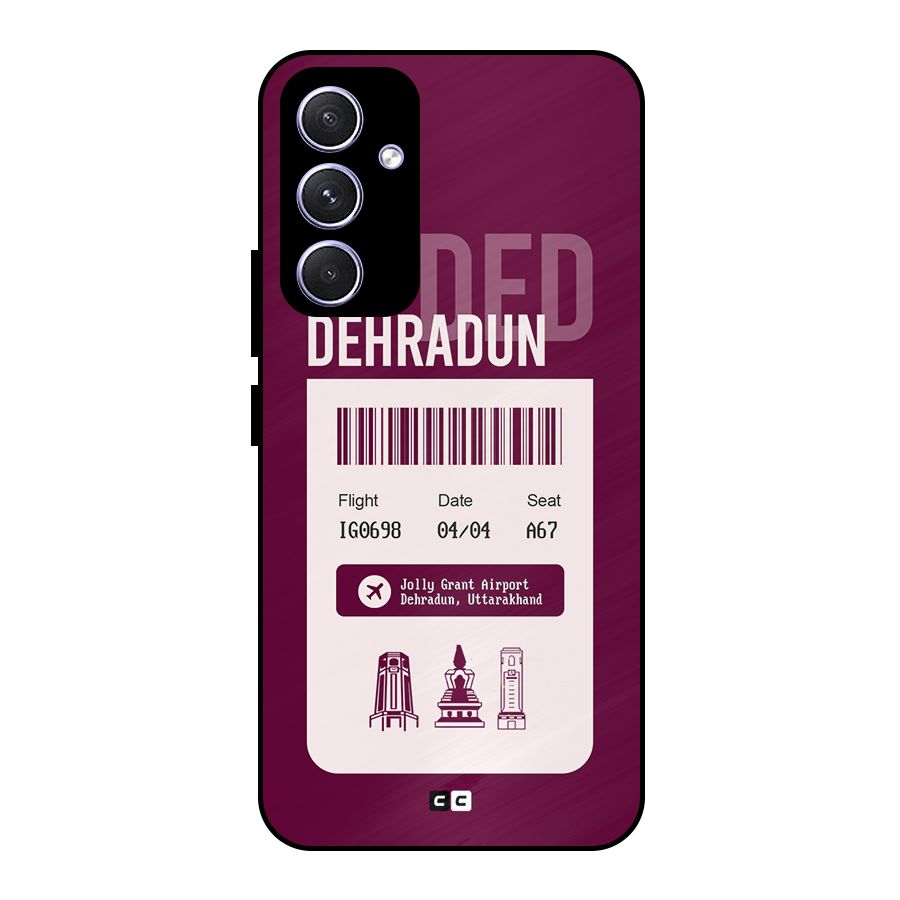 Dehradun Boarding Pass Metal Back Case for Galaxy A54