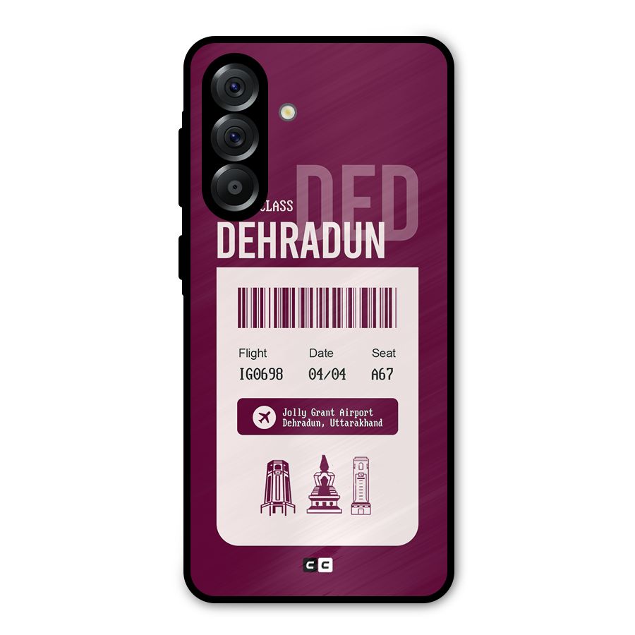 Dehradun Boarding Pass Metal Back Case for Galaxy A56