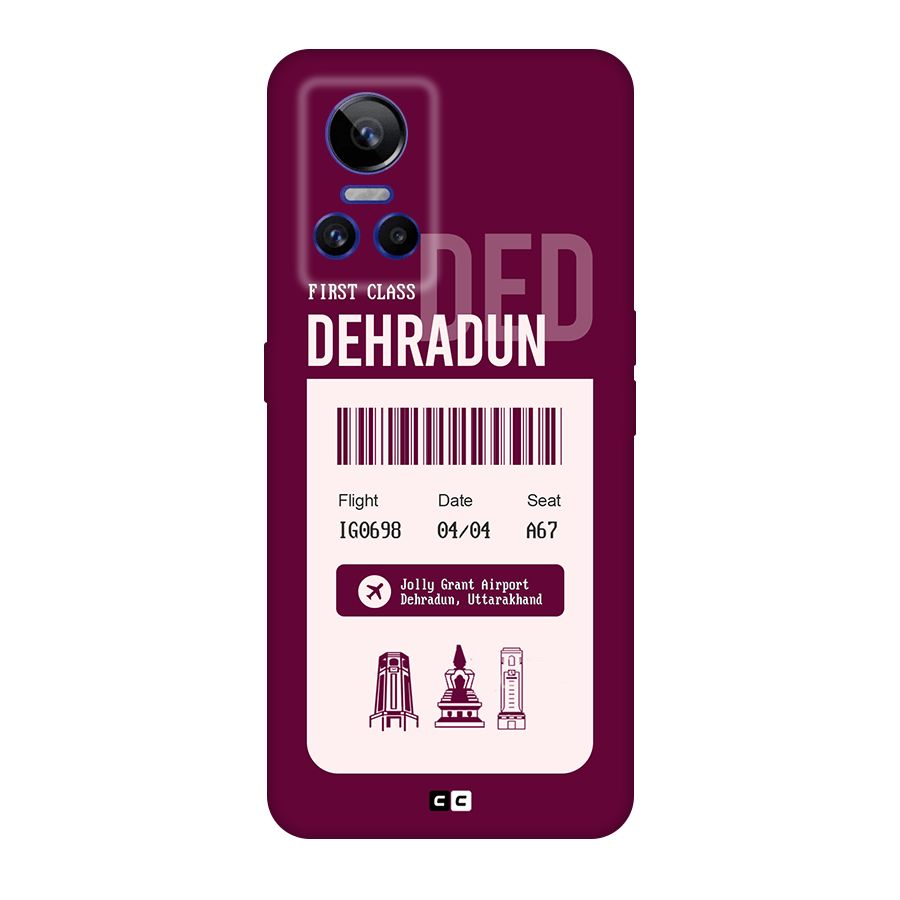 Dehradun Boarding Pass Original Polycarbonate Back Case for Realme GT Neo 3