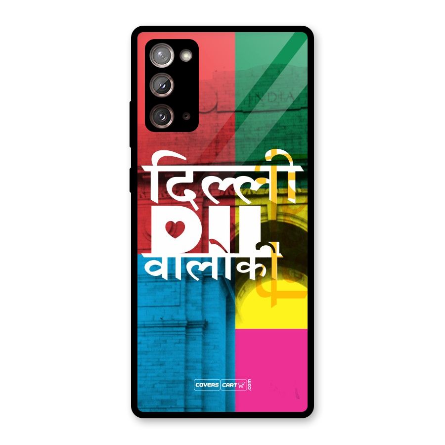 Delhi Citystyle Glass Back Case for Galaxy Note 20