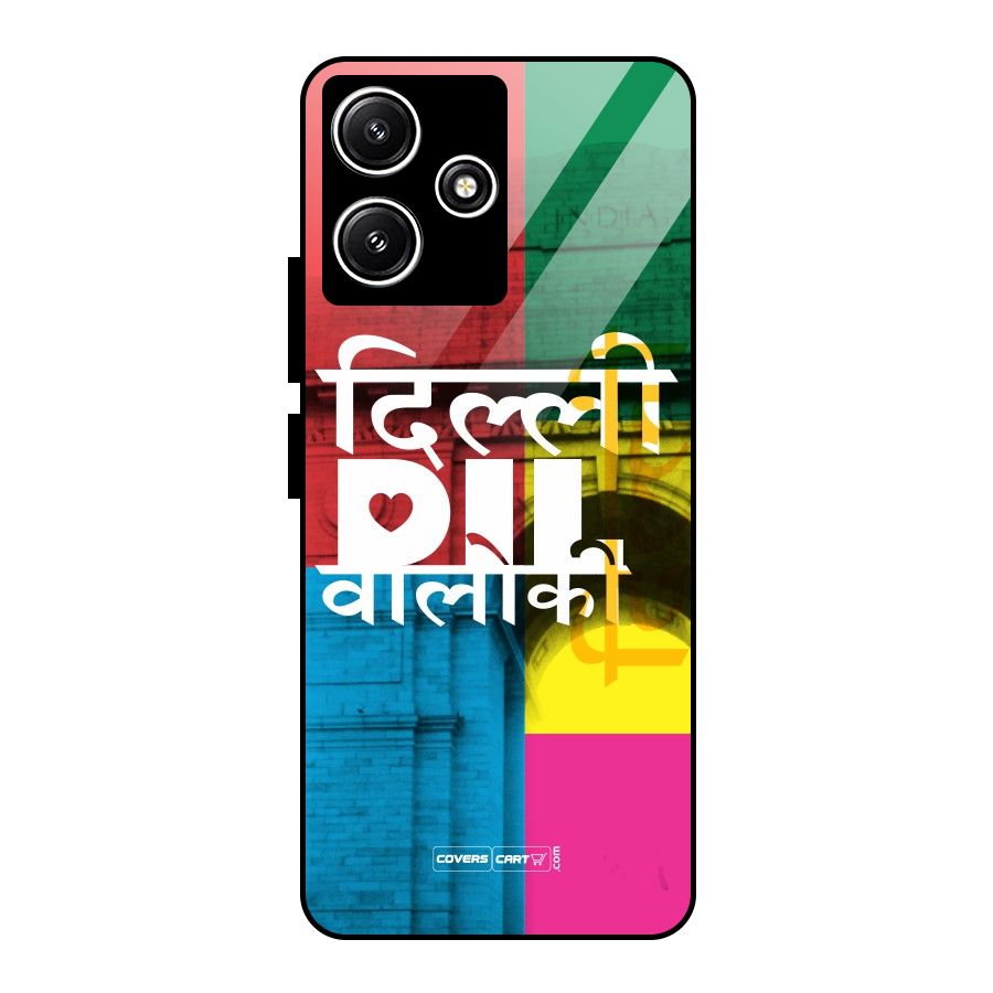 Delhi Citystyle Glass Back Case for Poco M6 Pro