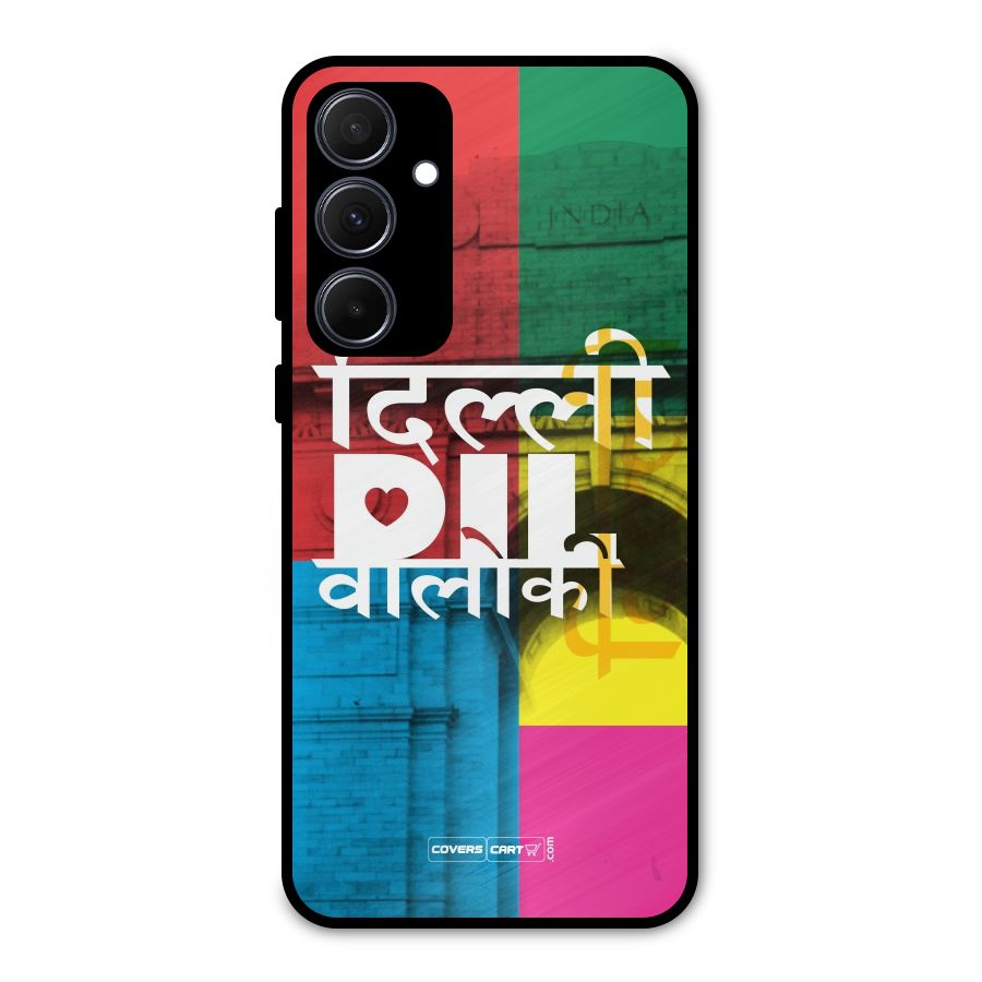 Delhi Citystyle Metal Back Case for Galaxy A35