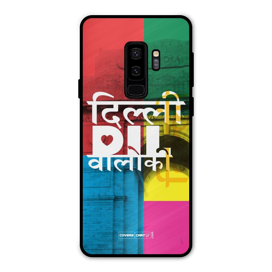 Delhi Citystyle Metal Back Case for Galaxy S9 Plus