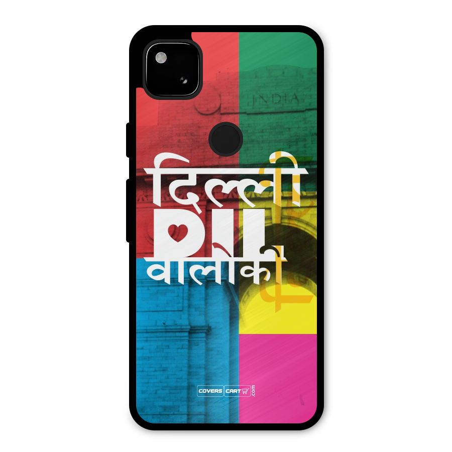 Delhi Citystyle Metal Back Case for Google Pixel 4a