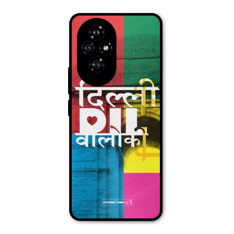 Delhi Citystyle Metal Back Case for Honor 200