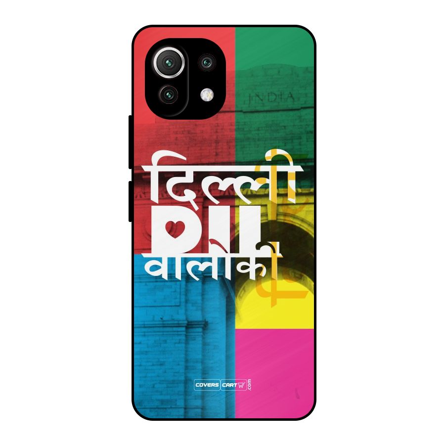 Delhi Citystyle Metal Back Case for Mi 11 Lite