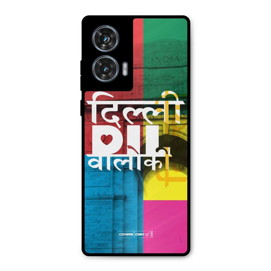 Delhi Citystyle Metal Back Case for Motorola Edge 50 Fusion