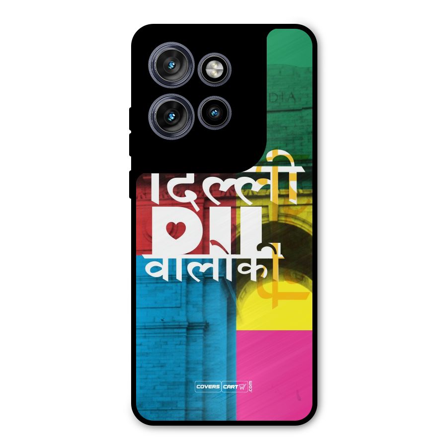 Delhi Citystyle Metal Back Case for Motorola Edge 50 Neo